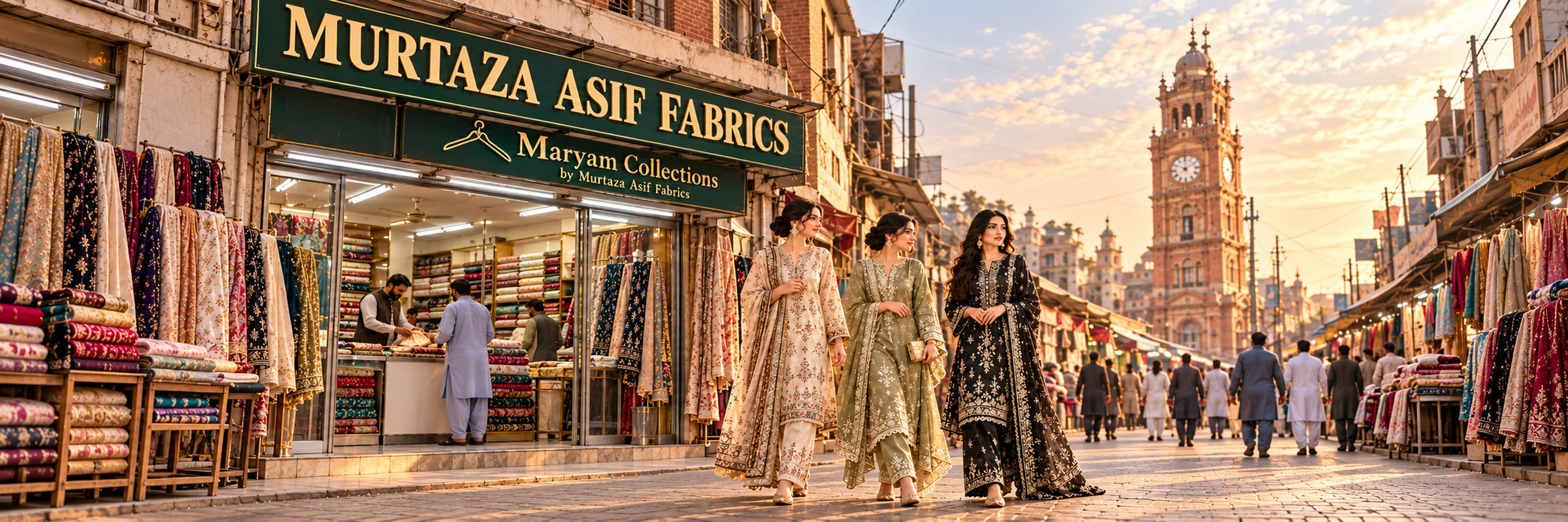 Maryam Collections by Murtaza Asif Fabrics, Faisalabad